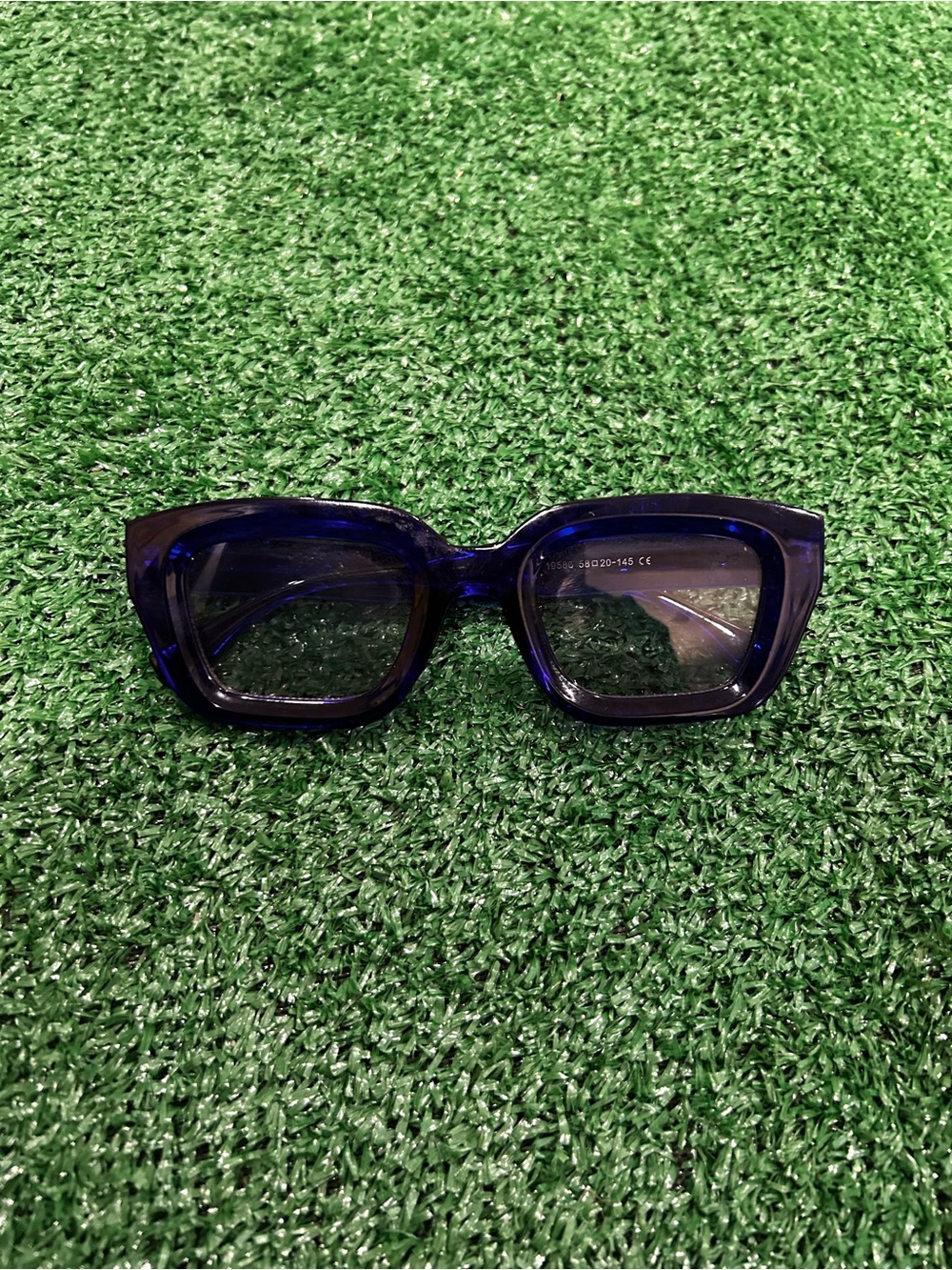 Blue SquareFrame Women's Sunglasses